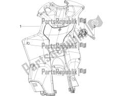 przedni schowek - panel ochraniający kolana