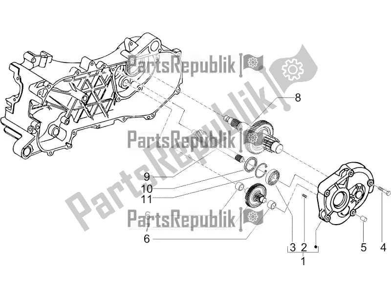 Tutte le parti per il Unità Di Riduzione del Piaggio NRG Power DD 0 2016
