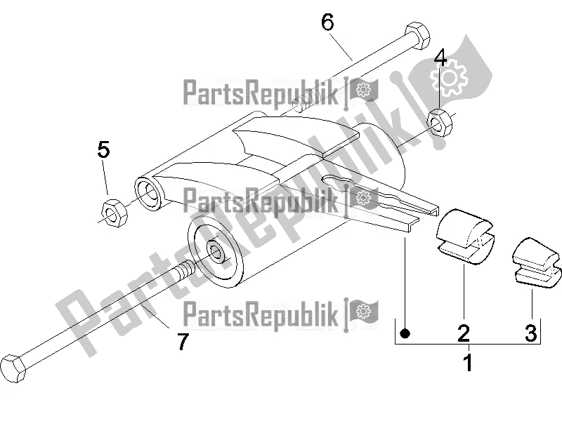 Tutte le parti per il Braccio Oscillante del Piaggio NRG Power DD 0 2016