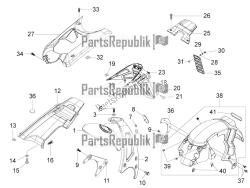 Rear cover - Splash guard