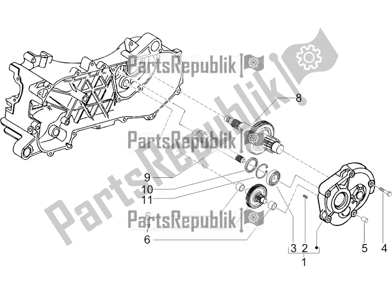 Tutte le parti per il Unità Di Riduzione del Piaggio NRG Power DD 0 2017