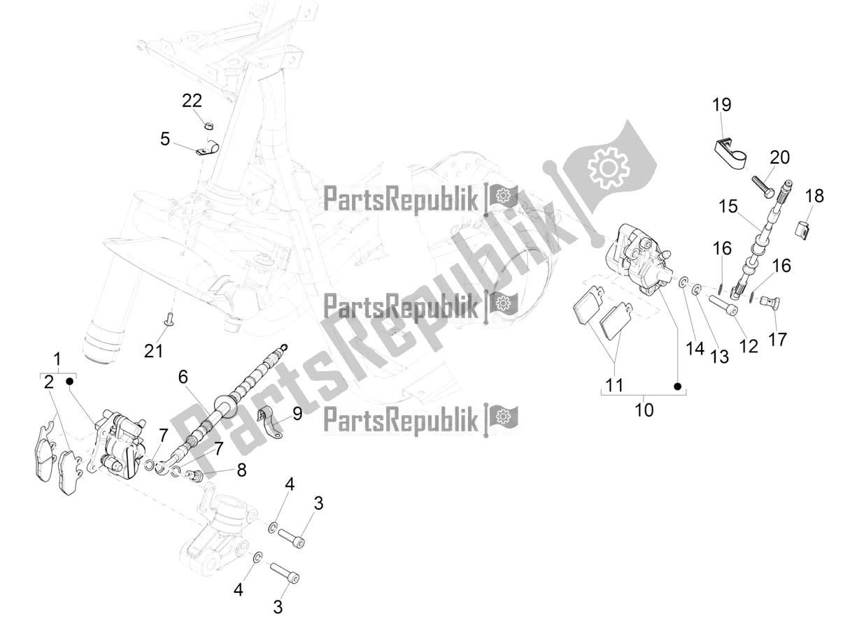 Todas las partes para Tubos De Frenos - Pinzas de Piaggio NRG Power DD 0 2018