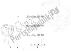 Cylinder-piston-wrist pin unit