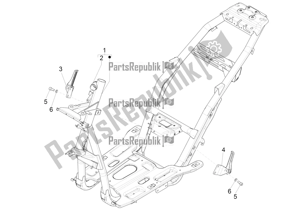 Toutes les pièces pour le Cadre / Carrosserie du Piaggio NRG Power DD 0 2018