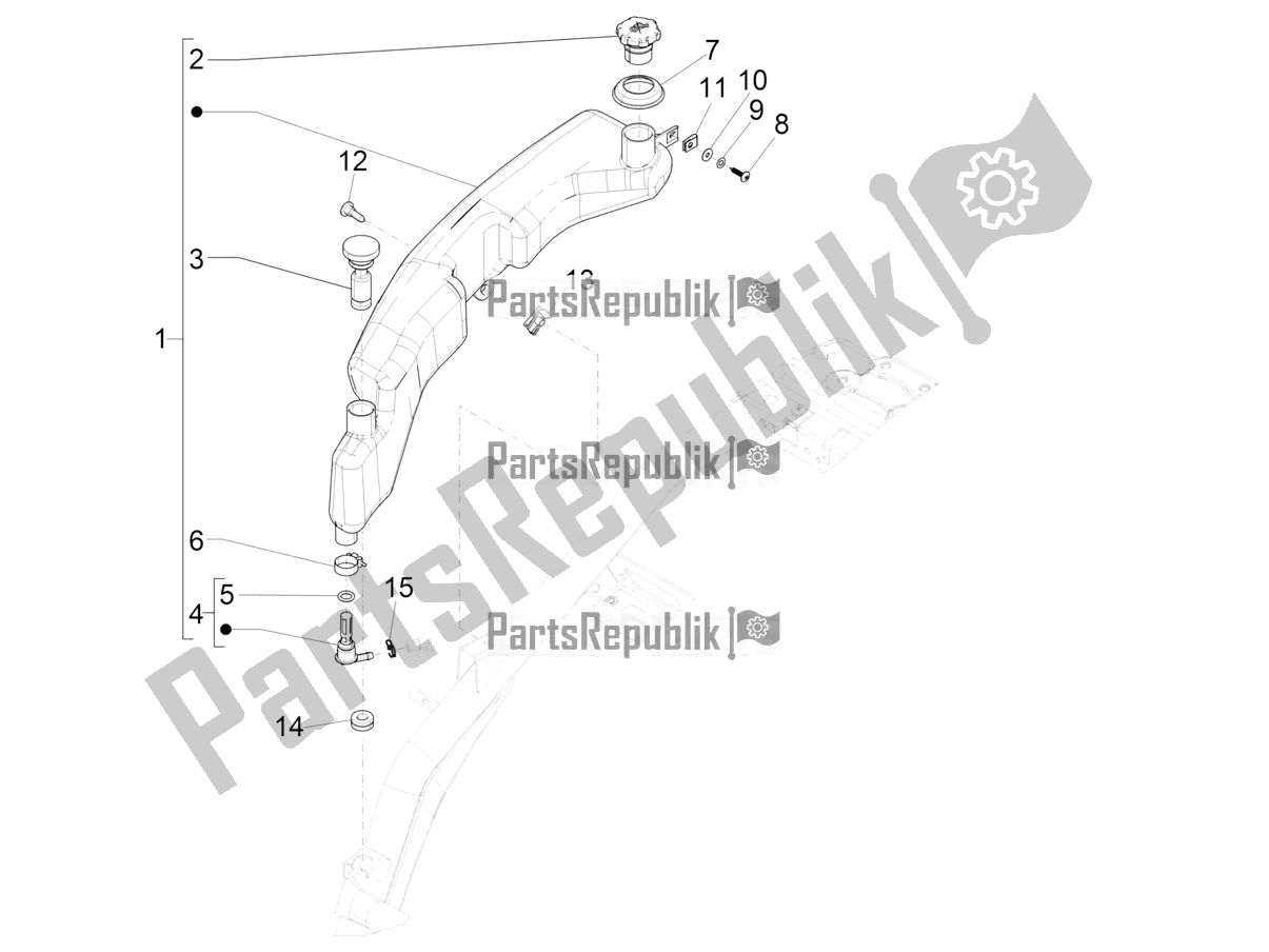 Toutes les pièces pour le Cuve à Mazout du Piaggio NRG Power DD 0 2018