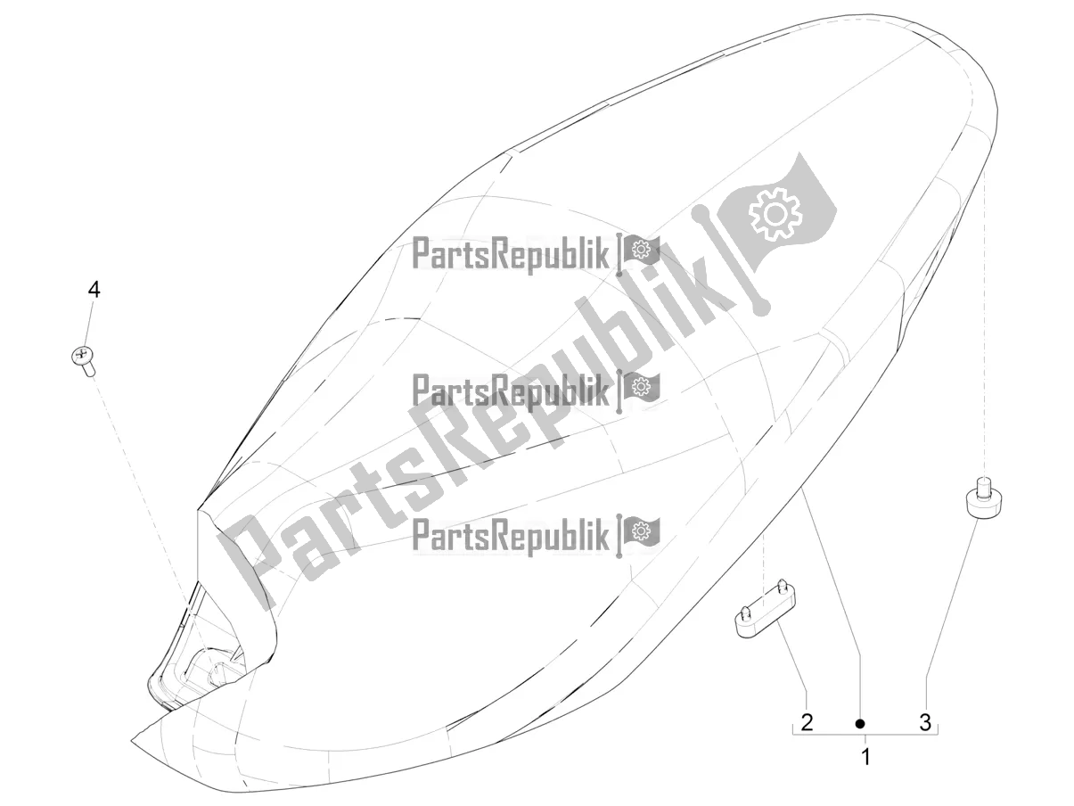 Toutes les pièces pour le Selle / Sièges du Piaggio NRG Power DD 0 2018