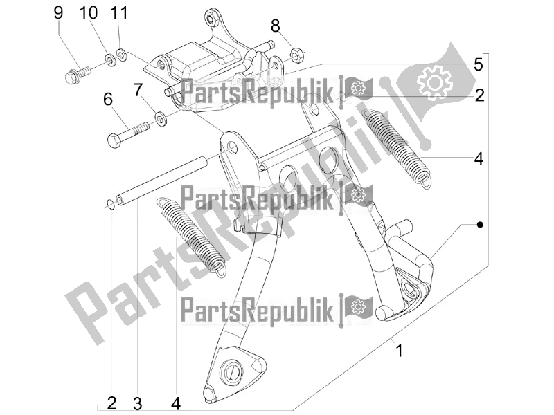 Toutes les pièces pour le Des Stands du Piaggio NRG Power DD 0 2018