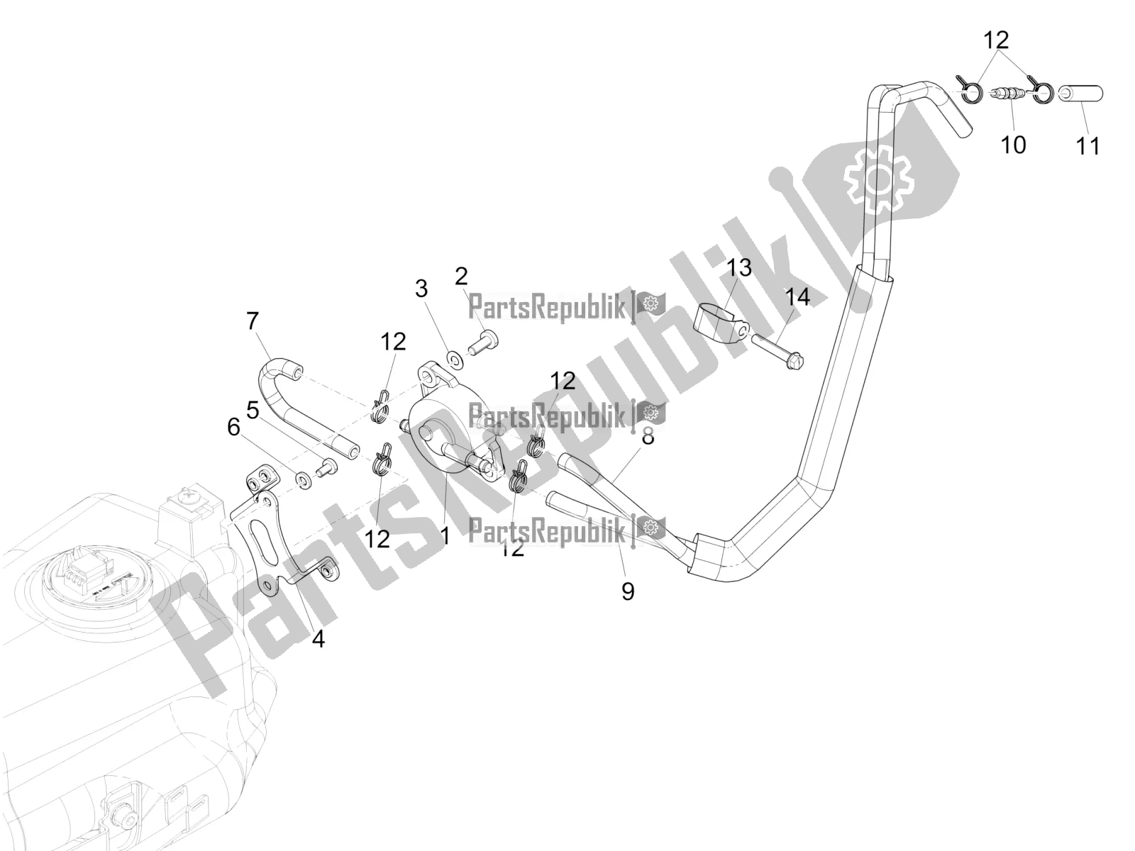 Toutes les pièces pour le Système D'alimentation du Piaggio NRG Power DD 0 2018