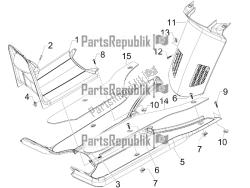 housse centrale - repose-pieds