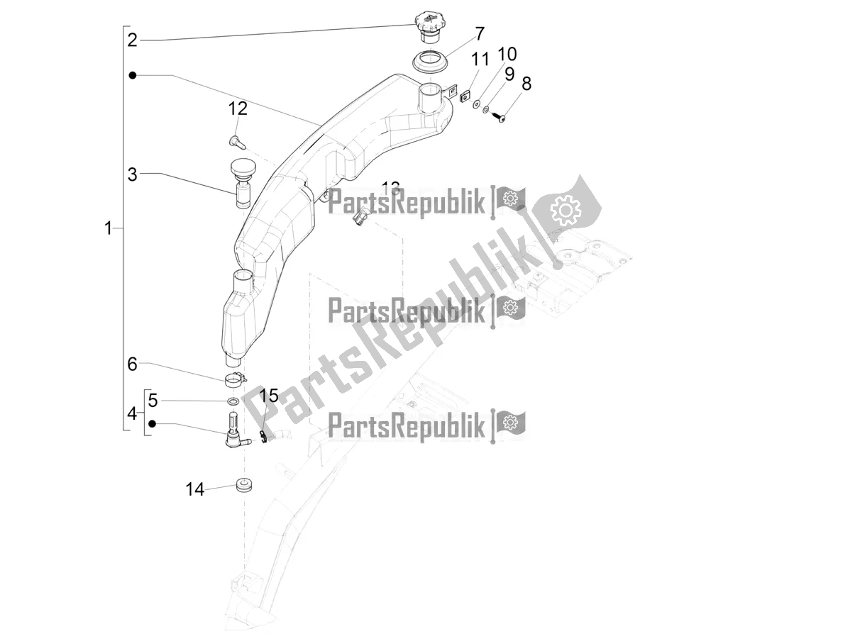 Toutes les pièces pour le Cuve à Mazout du Piaggio NRG Power DD 0 2019