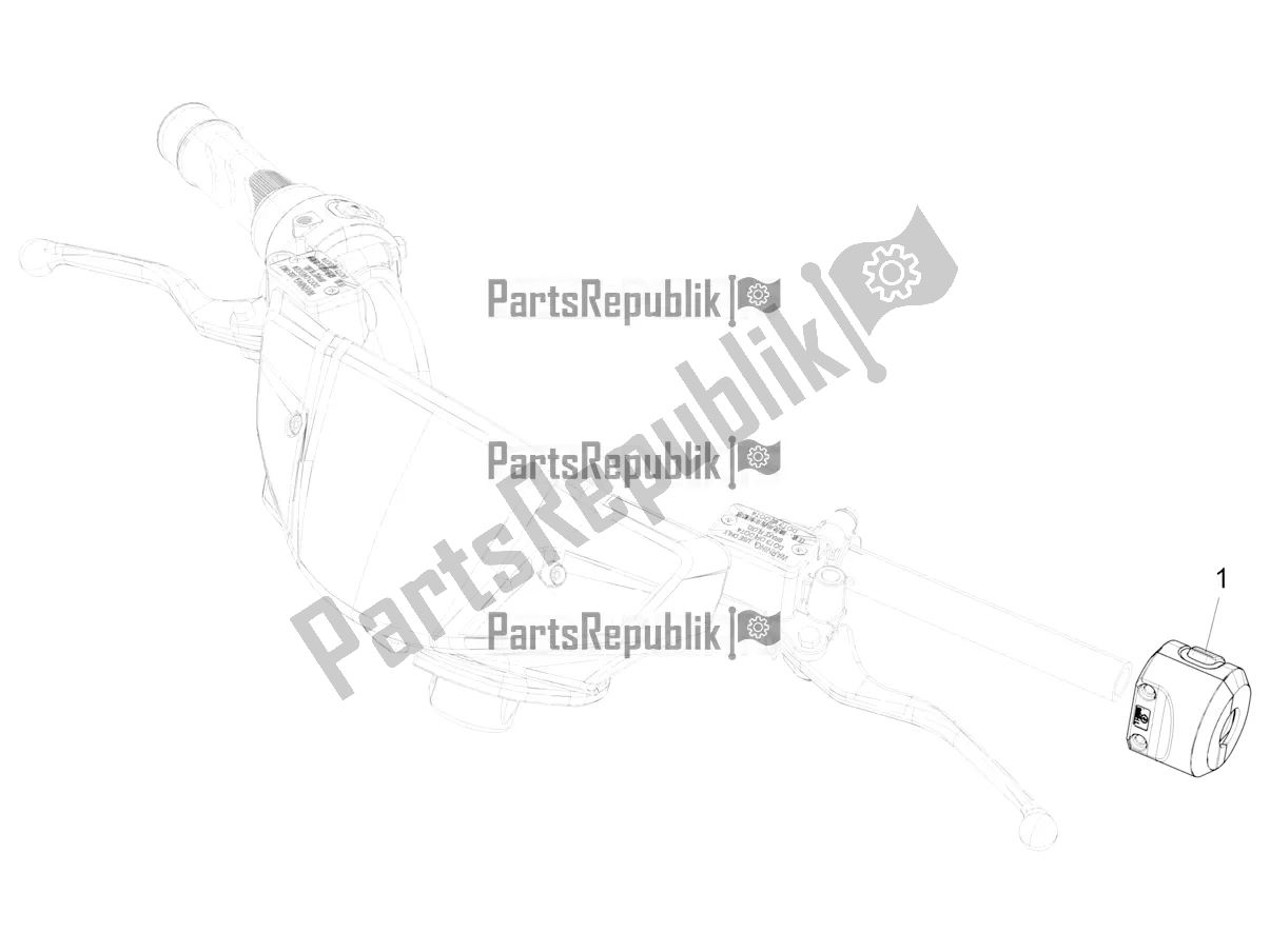 All parts for the Selectors - Switches - Buttons of the Piaggio Piaggio 1 Moped 2022