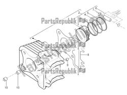 Cylinder-piston-wrist pin unit