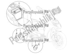 interruttori del telecomando - batteria - avvisatore acustico