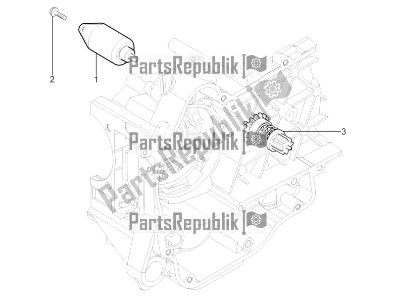 Toutes les pièces pour le Stater - Démarreur électrique du Piaggio Typhoon 125 4T 2V 2020