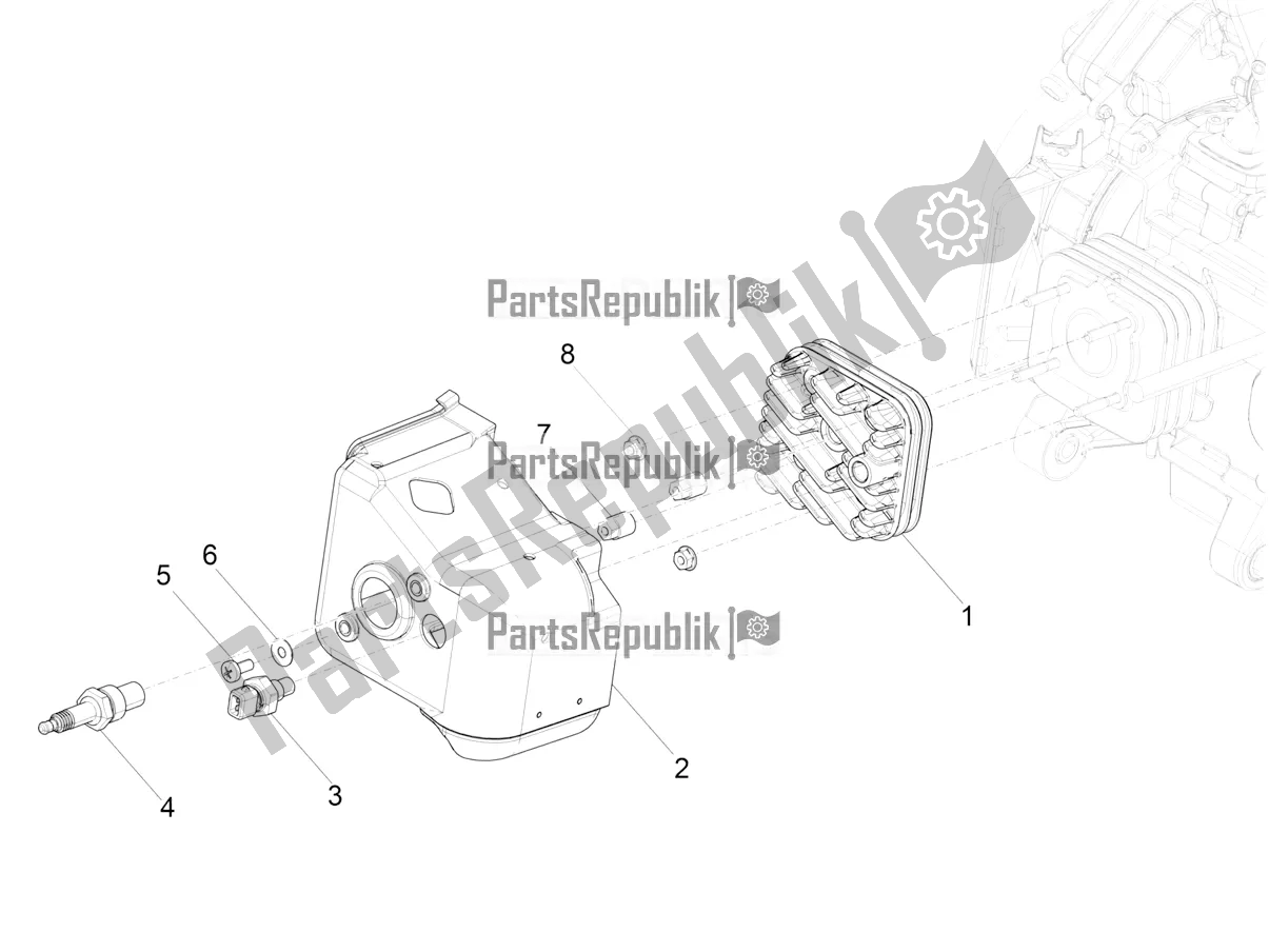 Wszystkie części do Cylinder Piaggio Typhoon 50 2T 2020