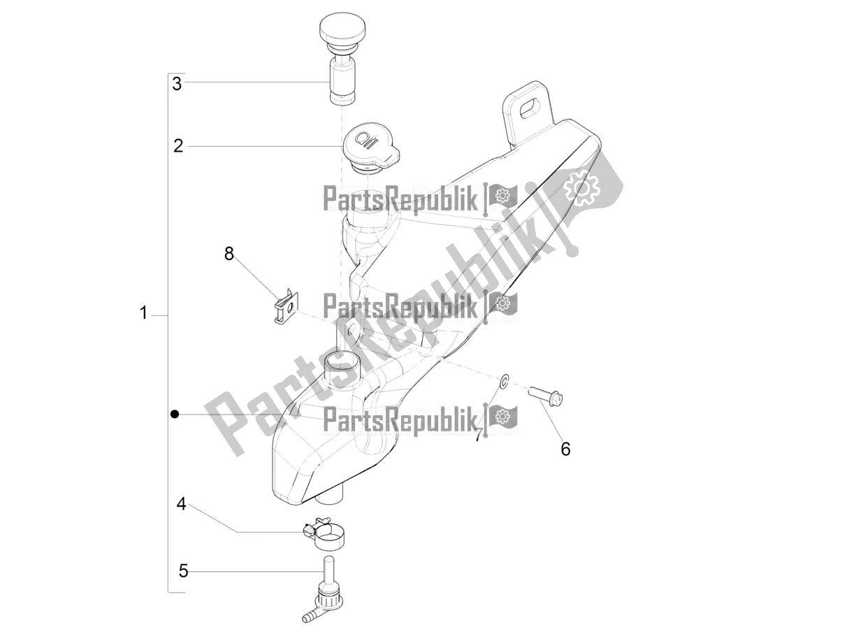 Toutes les pièces pour le Cuve à Mazout du Piaggio Typhoon 50 2T 2020