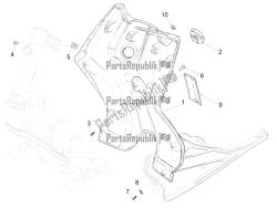 vano portaoggetti anteriore - pannello di protezione per le ginocchia