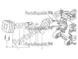 unité cylindre-piston-axe de poignet