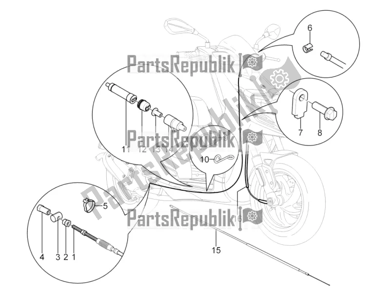 Toutes les pièces pour le Transmissions du Piaggio Typhoon 50 2T Lbmc 501 2017