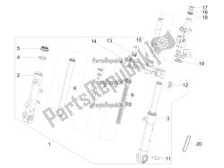 forcella / tubo sterzo - unità cuscinetto sterzo