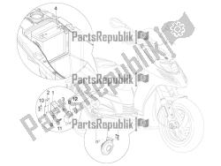 interruttori del telecomando - batteria - avvisatore acustico