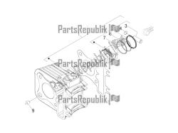 Cylinder-piston-wrist pin unit