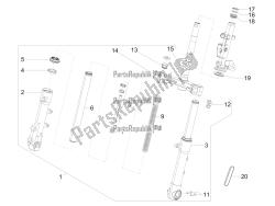 Fork/steering tube - Steering bearing unit