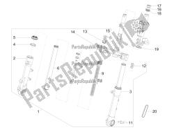 Fork/steering tube - Steering bearing unit