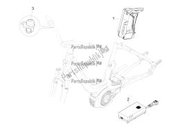 interruttori del telecomando - batteria - avvisatore acustico