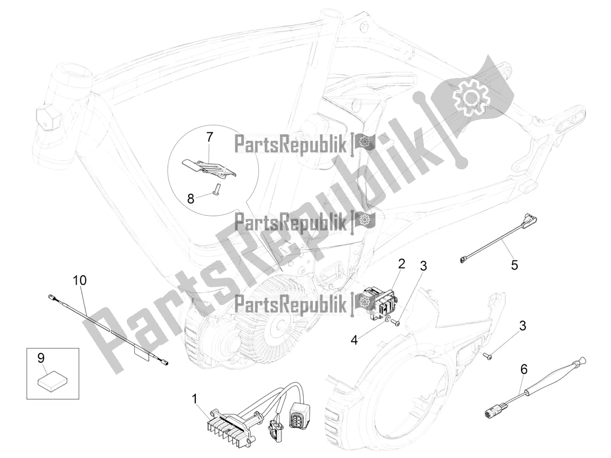 Wszystkie części do G?ówna Wi? Zka Przewodów Piaggio Wi-bike Enel 0 2017