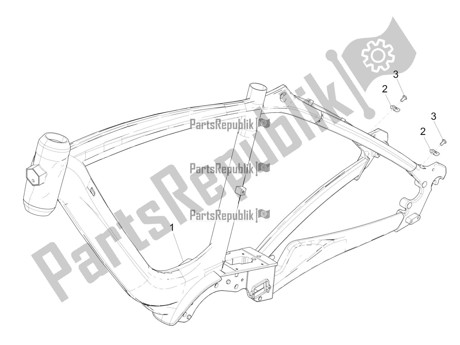 Toutes les pièces pour le Cadre / Carrosserie du Piaggio Wi-bike Enel 0 2018