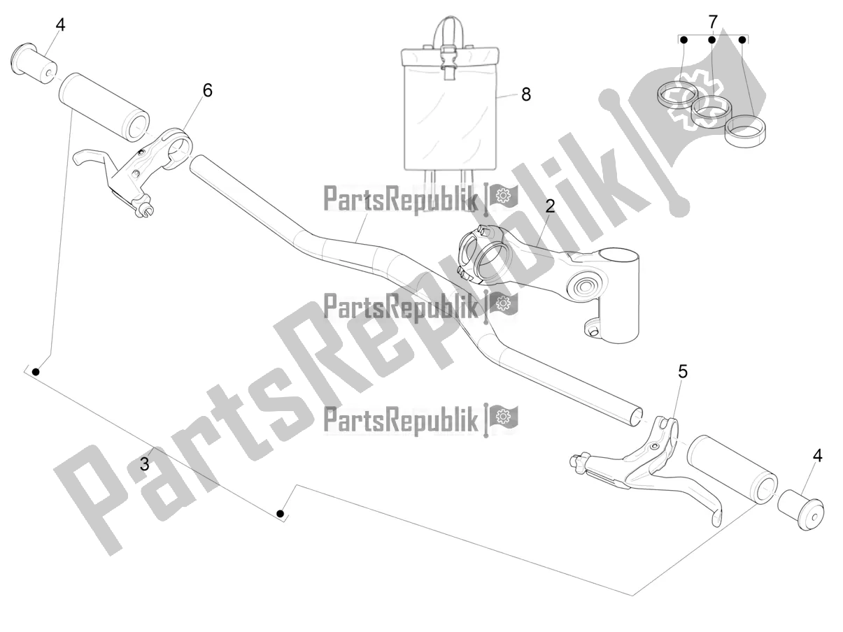 Toutes les pièces pour le Guidon - Master Cil. Du Piaggio Wi-bike Enel 0 2018