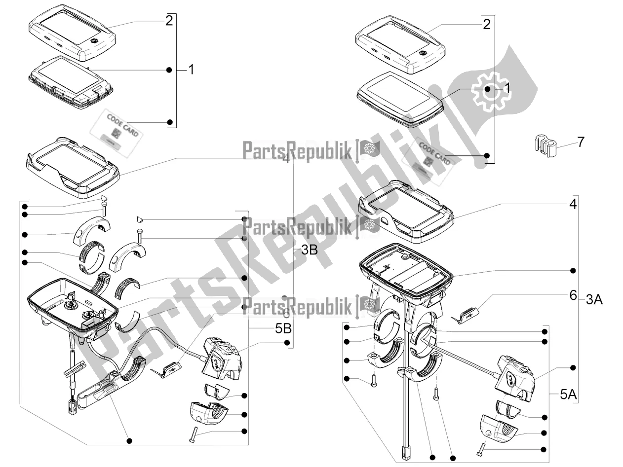 Tutte le parti per il Meter Combination del Piaggio Wi-bike Enel 0 2018