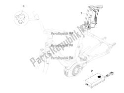 interruttori del telecomando - batteria - avvisatore acustico