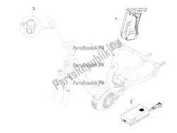 interruttori del telecomando - batteria - avvisatore acustico