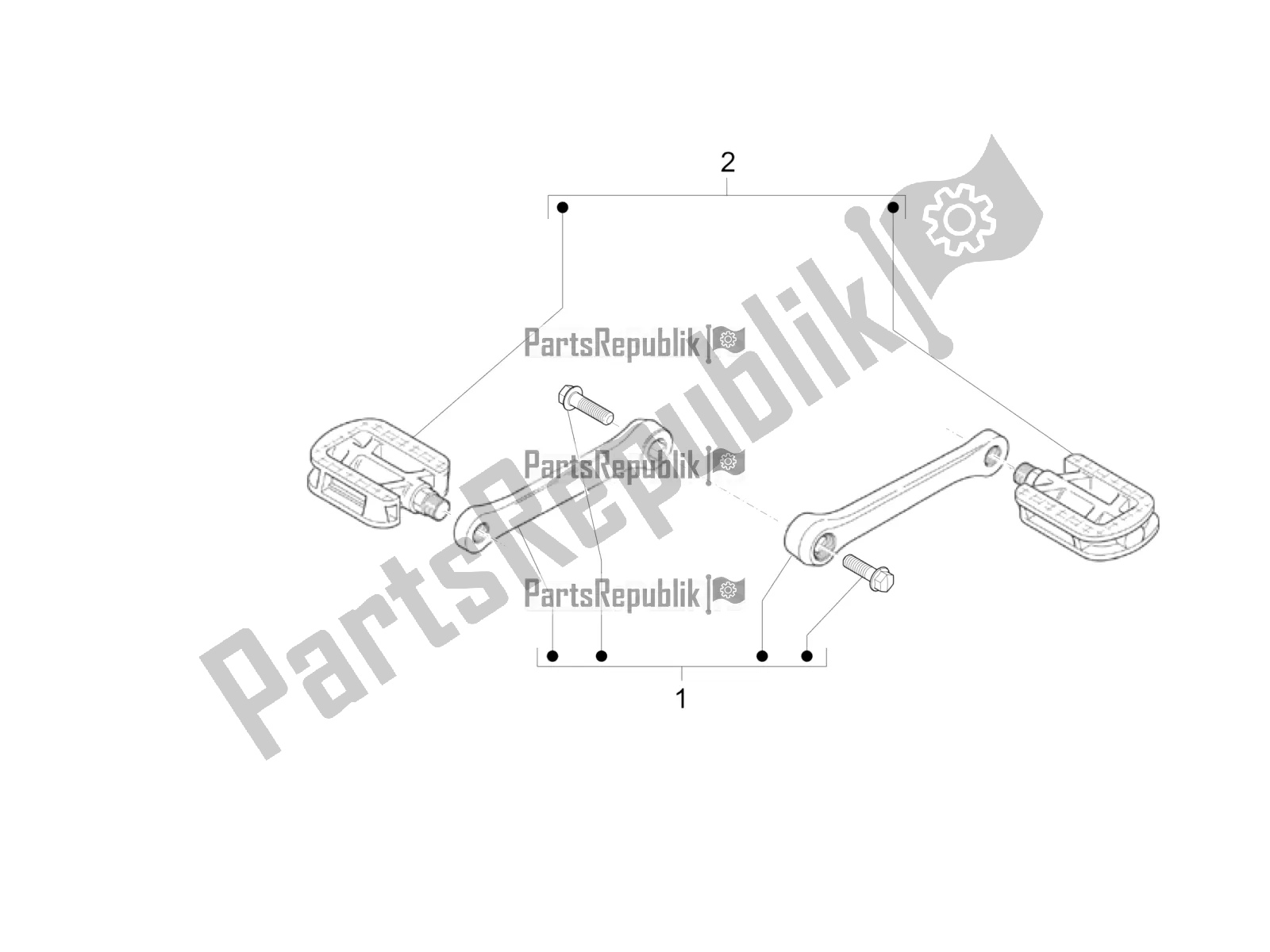 Wszystkie części do Peda? Y Steruj? Ce - D? Wignie Piaggio Wi-bike MAS Mech Active-Hsync Active+ 0 2018