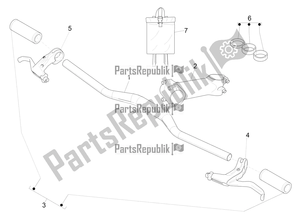 Toutes les pièces pour le Guidon - Master Cil. Du Piaggio Wi-bike MAS Mech Active-Hsync Active+ 0 2018