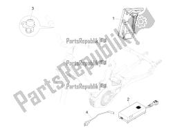 interruttori del telecomando - batteria - avvisatore acustico