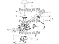 componenti del carburatore