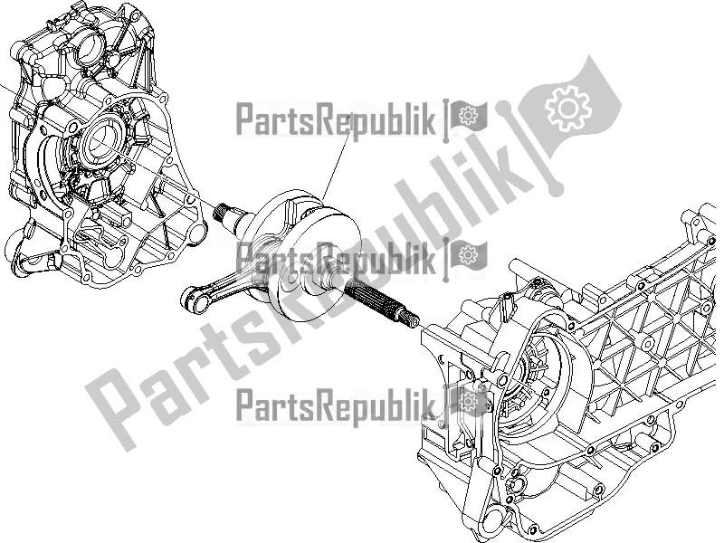 Toutes les pièces pour le Vilebrequin du Piaggio X EVO 125 2016