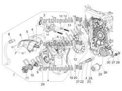 Flywheel magneto cover - Oil filter