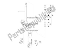 forcella / tubo sterzo - unità cuscinetto sterzo