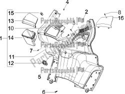 Front glove-box - Knee-guard panel