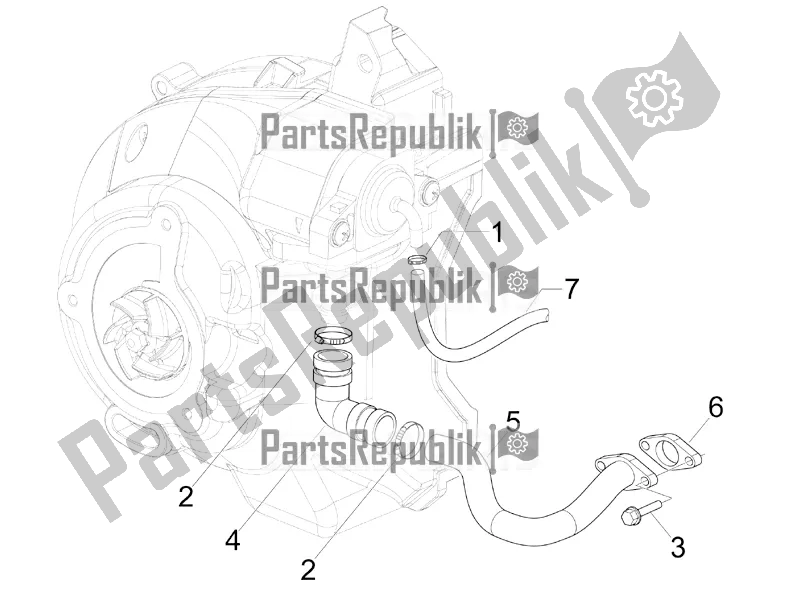 Tutte le parti per il Air Box Secondario del Piaggio X EVO 125 2016