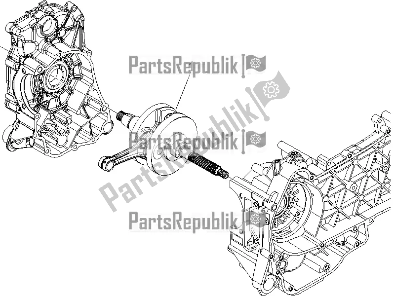 Toutes les pièces pour le Vilebrequin du Piaggio X EVO 125 UK 2016