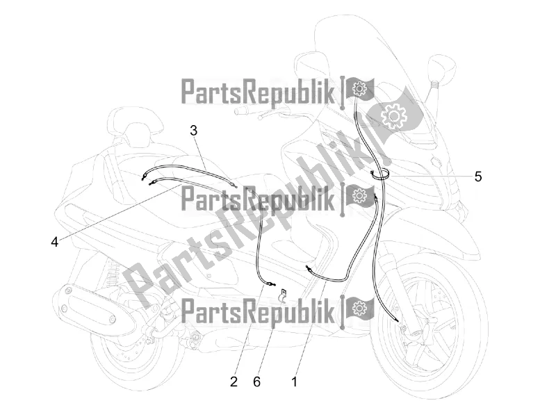 Todas las partes para Transmisiones de Piaggio X EVO 125 UK 2016