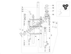 Fork/steering tube - Steering bearing unit