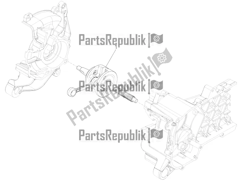 Todas las partes para Cigüeñal de Piaggio ZIP 100 4T Apac 2017