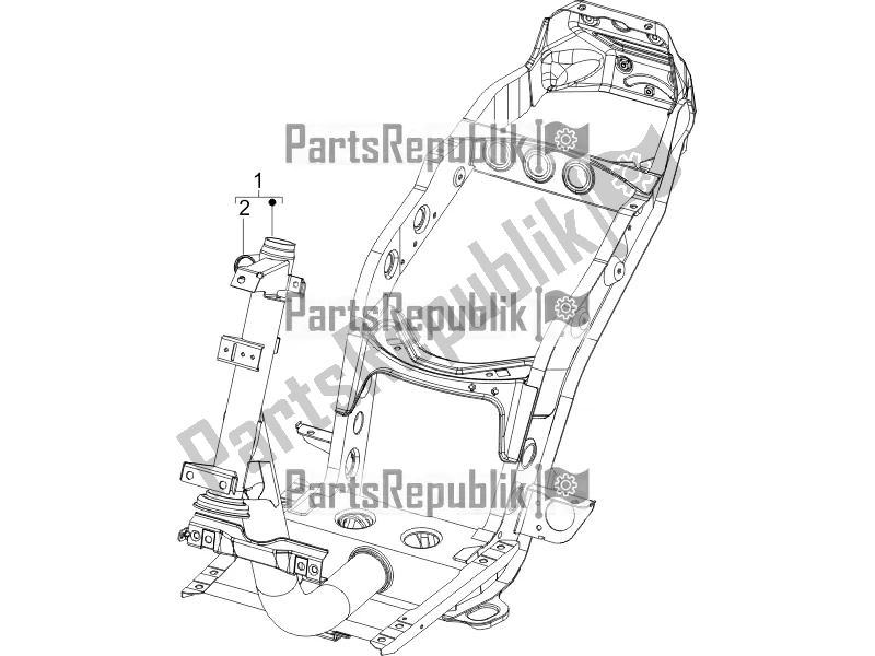 Alle onderdelen voor de Frame / Carrosserie van de Piaggio ZIP 100 4T Apac 2017