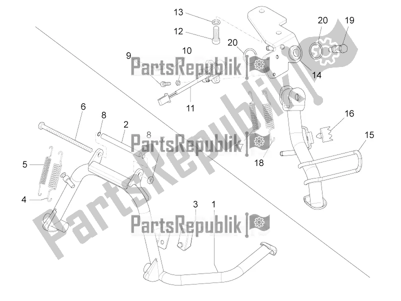 Wszystkie części do Stoisko / S Piaggio ZIP 100 4T Apac 2017